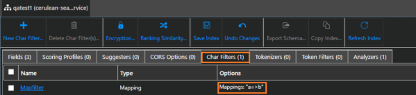 Mapping Character Filter